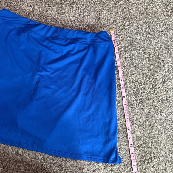 Ekouaer Royal Blue Athletic Tennis Golf Skort Womens XL Activewear Mini Skirt - Picture 8 of 9